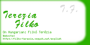 terezia filko business card